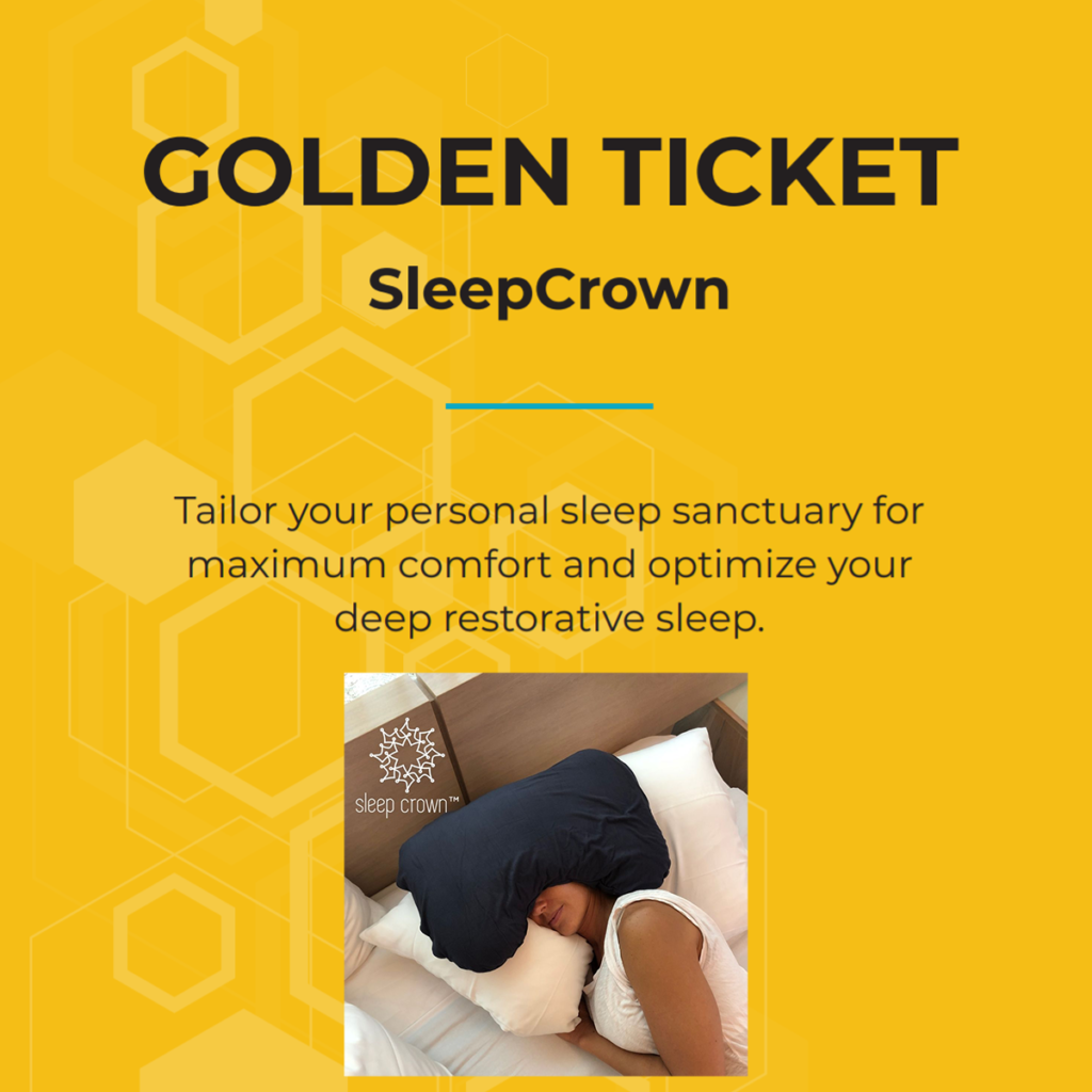 Golden Ticket Item Sleep Crown for the Dave Asprey Subscription Box