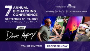 Upgrade Labs 7th Annual Biohacking Conference September 17-19, 2021 Orlando, Florida