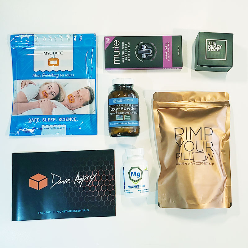 Dave Asprey Box Fall 2021 Nighttime Essentials Subscription Box