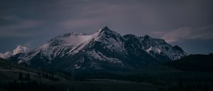 Mountains at twilight